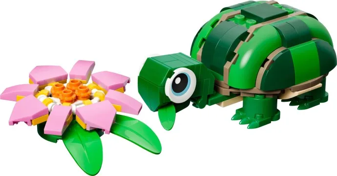 LEGO 31377 Tortue avec une fleur de nénuphar - prix | Brick Broker