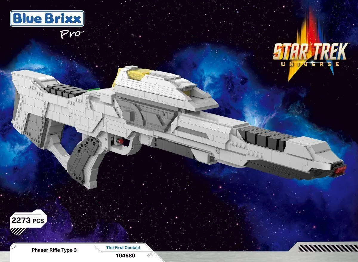 BlueBrixx STAR TREK Fusil Phasers Type 3 (BB-104580) - prix | Brick Broker