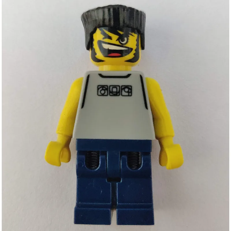 Basketball Player, Light Gray Torso and Dark… — minifigurine LEGO | Brick Broker