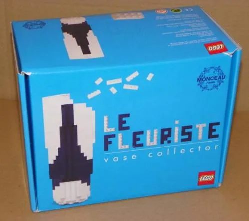 LEGO Vase Collector Le Fleuriste - Monceau Fleurs Bleu Chic (lfv3-1) - prix | Brick Broker