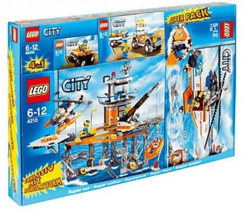 LEGO 66290 City Garde-côtes Super Pack 4 en 1 - prix | Brick Broker