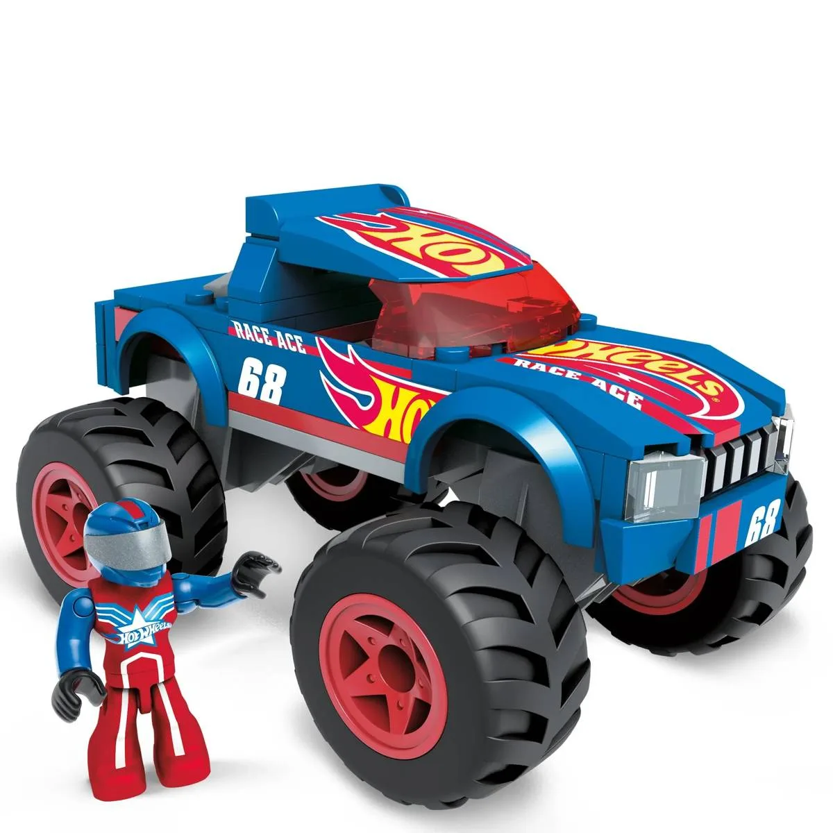 Mattel MEGA Hot Wheels Race Ace Monster Truck (HDJ93) - prix | Brick Broker