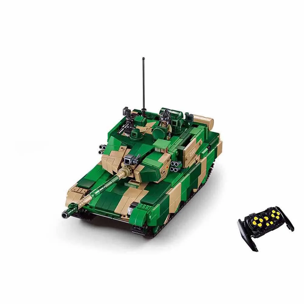 Sluban Brick tank ZTZ-99AS avec télécommande (SLB-M38-B7071) - prix | Brick Broker