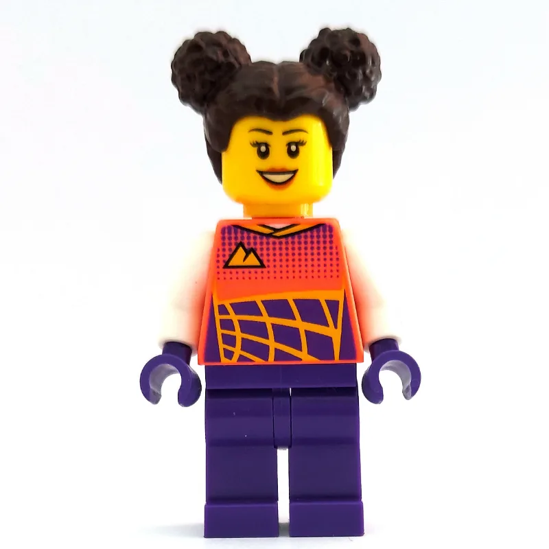 Stunt Rider, Coral Race Jacket, Dark Purple L… — minifigurine LEGO | Brick Broker