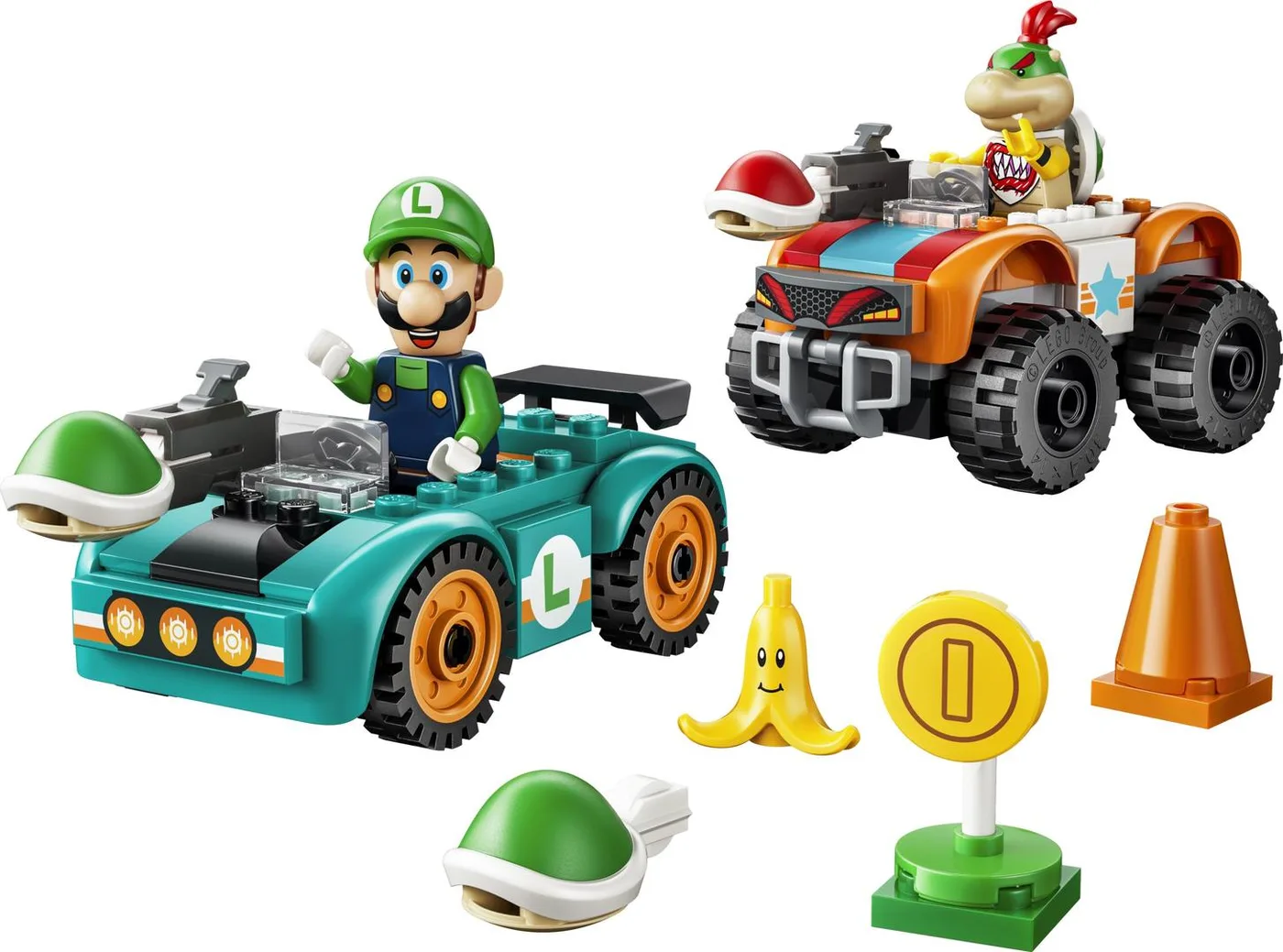 LEGO 72056 Mario Kart – Course de Luigi & Bowser Jr. - prix | Brick Broker
