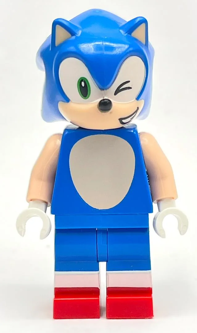 Sonic the Hedgehog, Light Nougat Face, Green… — minifigurine LEGO | Brick Broker