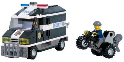 LEGO 7033 Action avec la Voiture Blindée - prix | Brick Broker