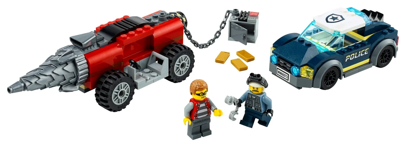 LEGO 60273 Poursuite en foreuse de la police d'élite - prix | Brick Broker