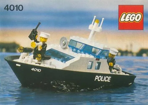 LEGO 4010 Bateau de sauvetage de la police - prix | Brick Broker