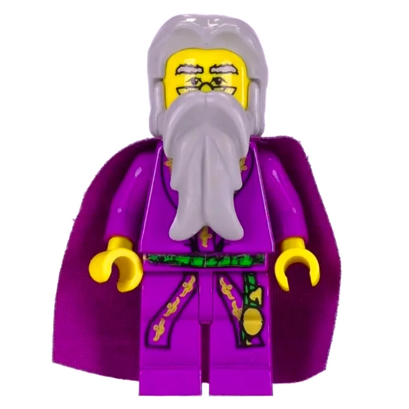 Albus Dumbledore, Yellow Skin, Purple Robes — minifigurine LEGO | Brick Broker