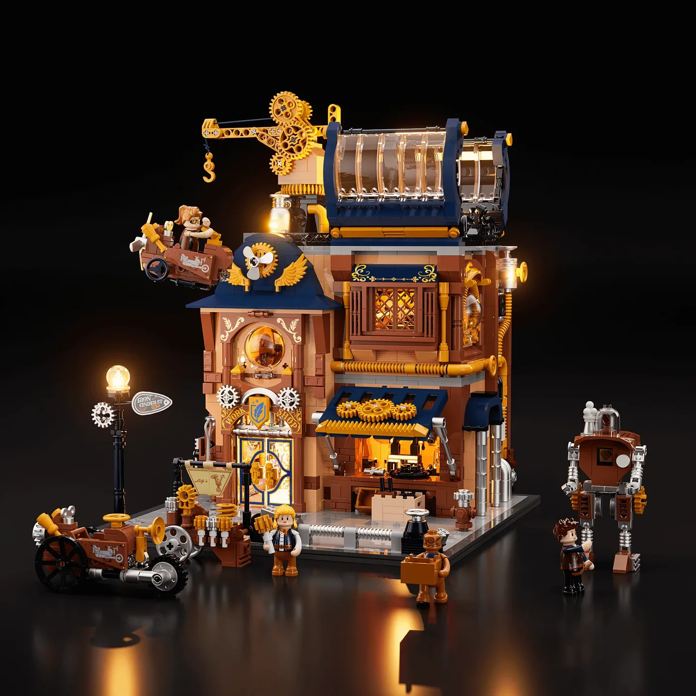 Lumibricks Atelier mécanique steampunk (LUMI-11015) - prix | Brick Broker