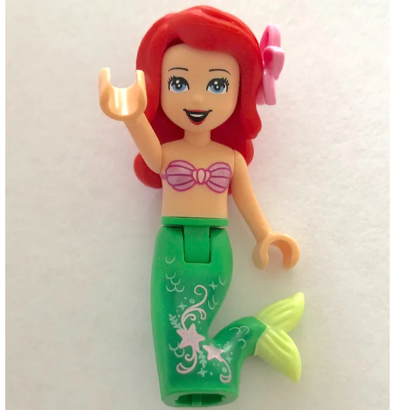Ariel - Mermaid Form, Pink Top, Dark Green Sc… — minifigurine LEGO | Brick Broker