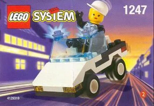 LEGO 1247 Voiture de patrouille - prix et où acheter | Brick Broker