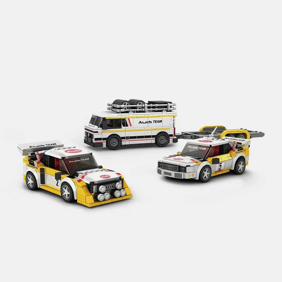 Xinyu PowerBuild Audi Quattro - Équipe HB Audi (PB8812) - prix | Brick Broker