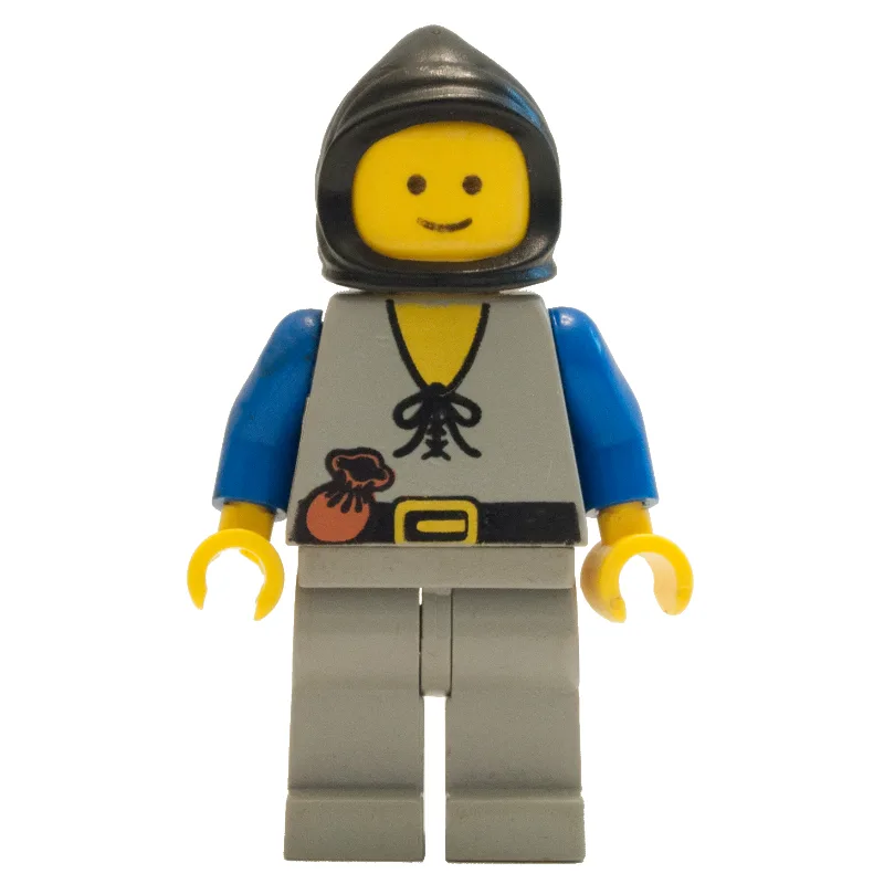 Peasant - Light Gray Legs, Black Hood — dans quels sets LEGO ? (fig-006789) | Brick Broker