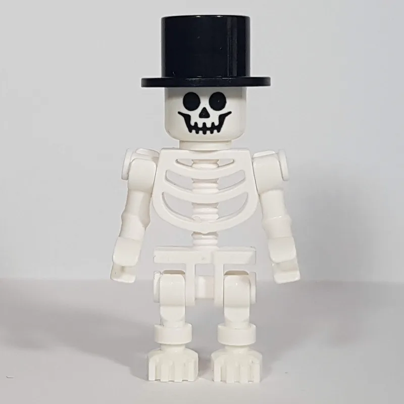 Skeleton, Standard Face, Top Hat, Bent Arms — minifigurine LEGO | Brick Broker