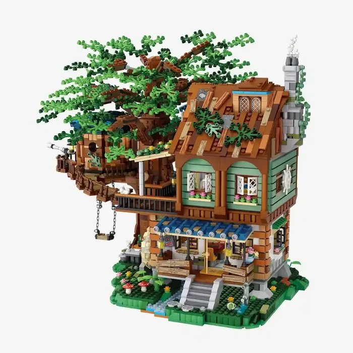 BlueBrixx Cabane dans les arbres (mini blocs) (BB-109393) - prix | Brick Broker