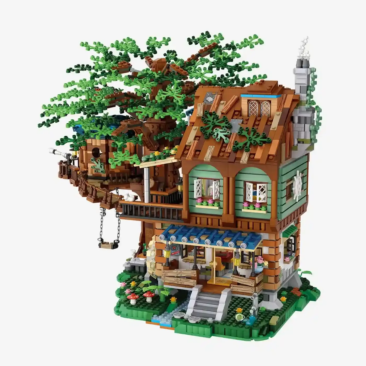 BlueBrixx Cabane dans les arbres (mini blocs) (BB-109393) - prix | Brick Broker
