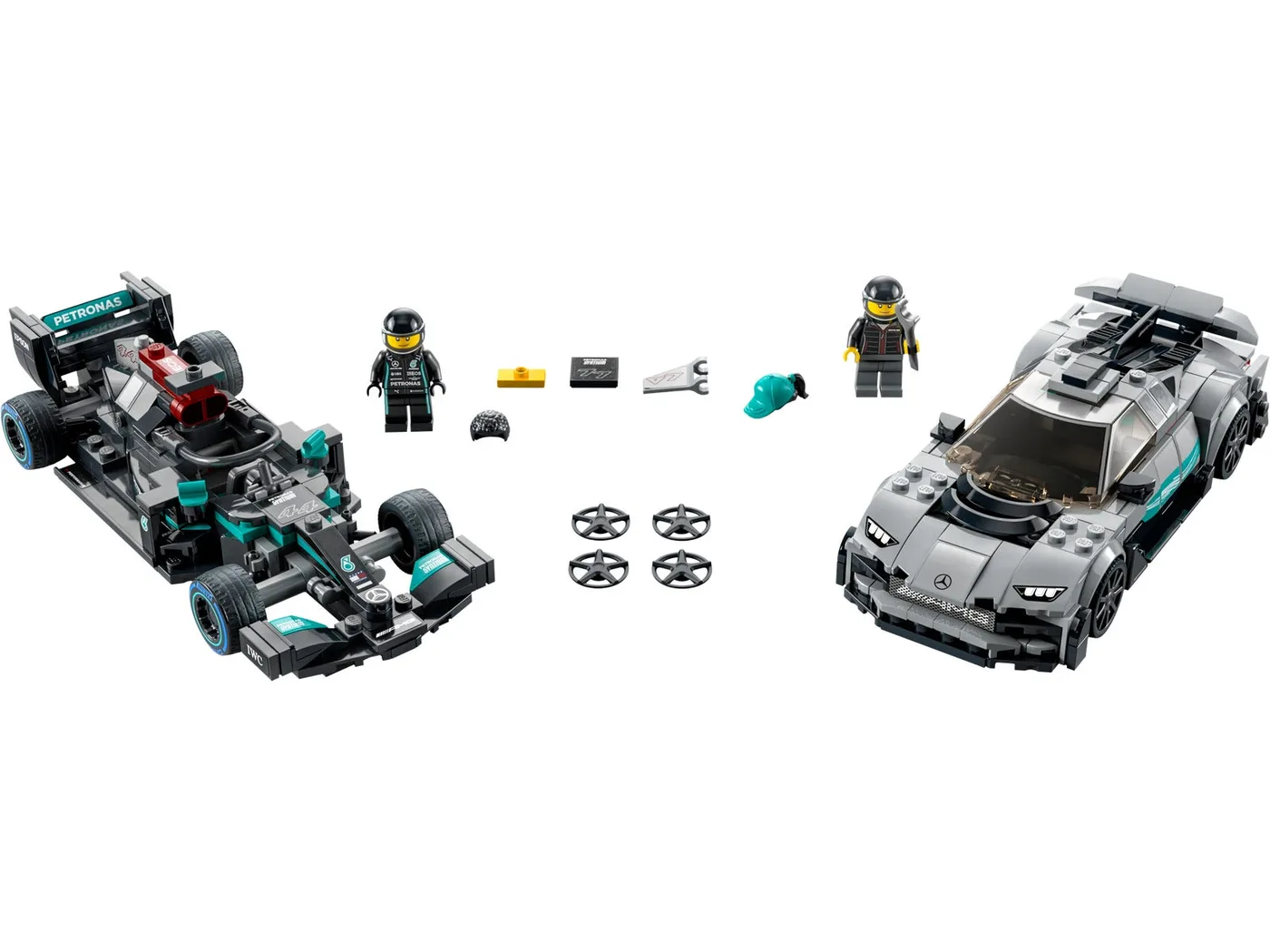 LEGO 76909 Mercedes-AMG F1 W12 E Performance et Mercedes-AMG Project One - prix | Brick Broker