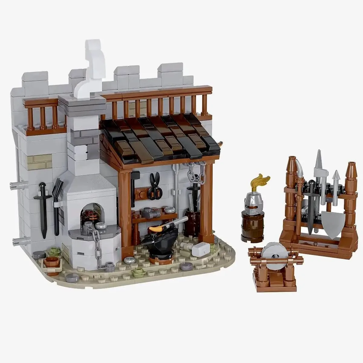 BlueBrixx Château de Bear Rock - Forgeron (BB-105653) - prix | Brick Broker