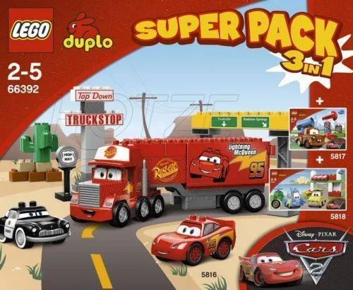 LEGO 66392 Pack Super Duplo Cars 3 en 1 - prix | Brick Broker