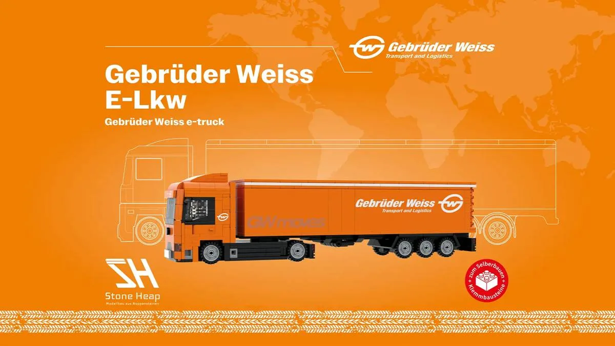 Stone Heap Gebrüder Weiss - Camion électrique (SH-2011) - prix | Brick Broker
