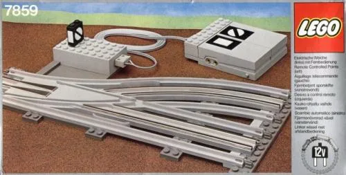 LEGO 7859 Aiguillages Télécommandés Gauche 12v - prix | Brick Broker