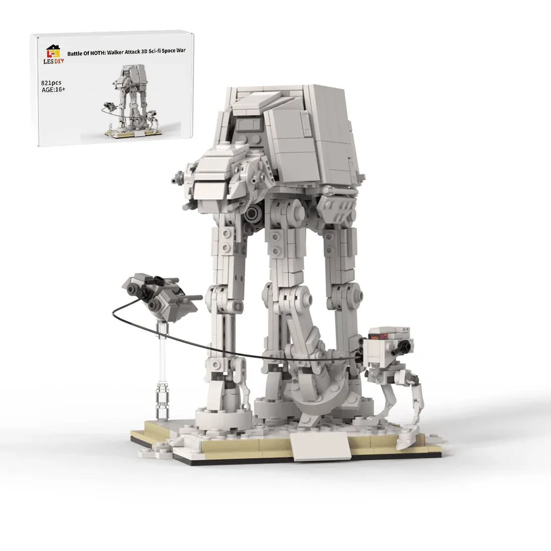 LesDiy Bataille de HOTH - Attaque de Marcheur (LESDIY-3492240) - prix | Brick Broker
