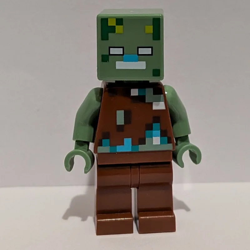 Zombie, Sand Green Head (Drowned) — dans quels sets LEGO ? (fig-017679) | Brick Broker