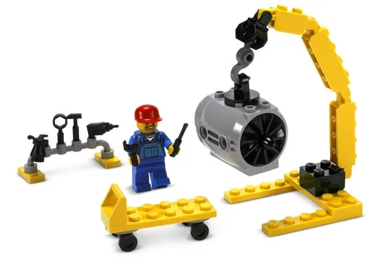 LEGO 7901 Mécanicien d'avion - prix et où acheter | Brick Broker