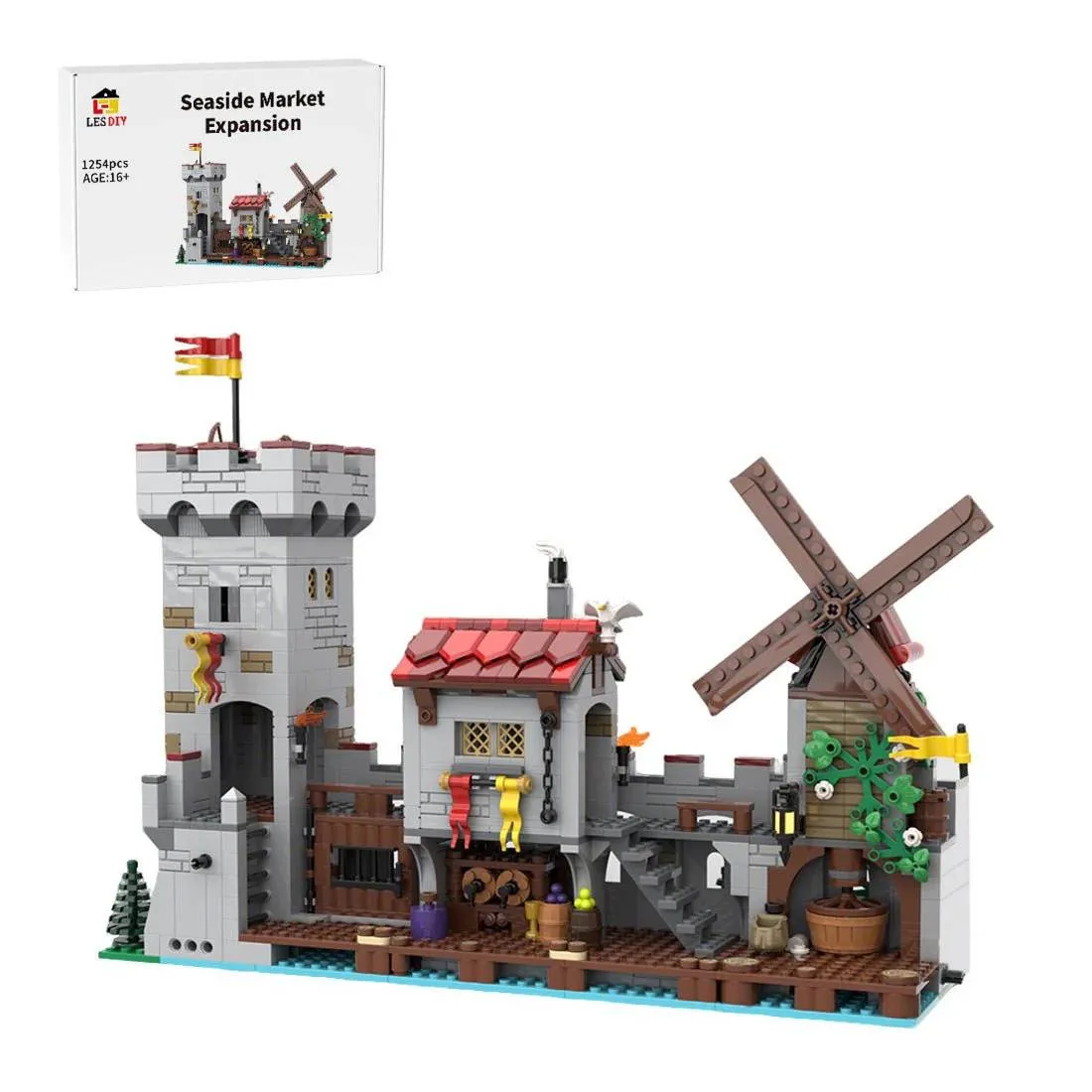 LesDiy Modules supplémentaires du marché médiéval (LESDIY-3652115) - prix | Brick Broker