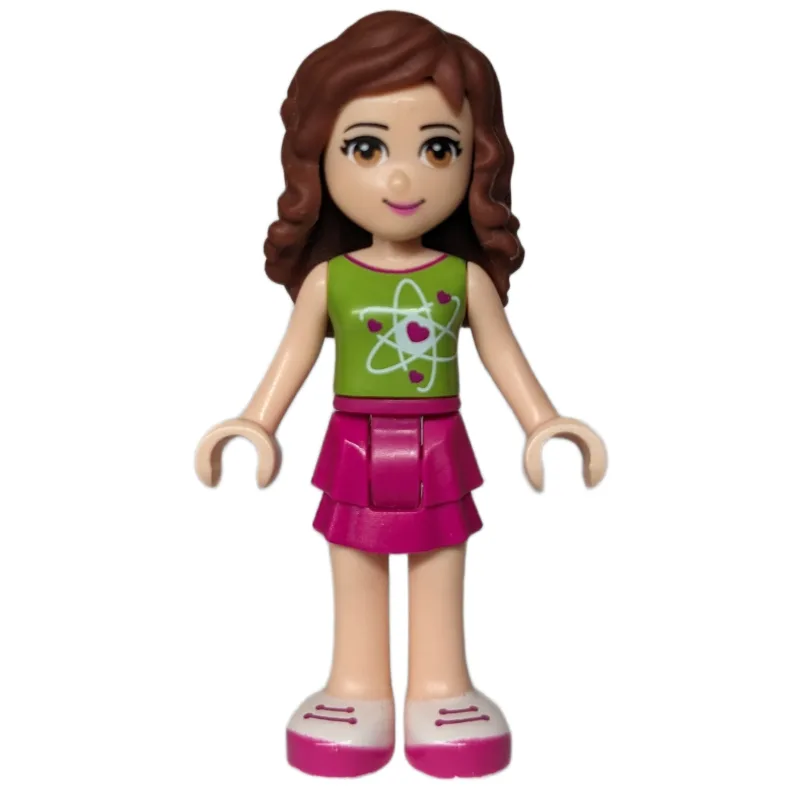 Olivia - Lime Top, Magenta Skirt — dans quels sets LEGO ? (fig-002596) | Brick Broker
