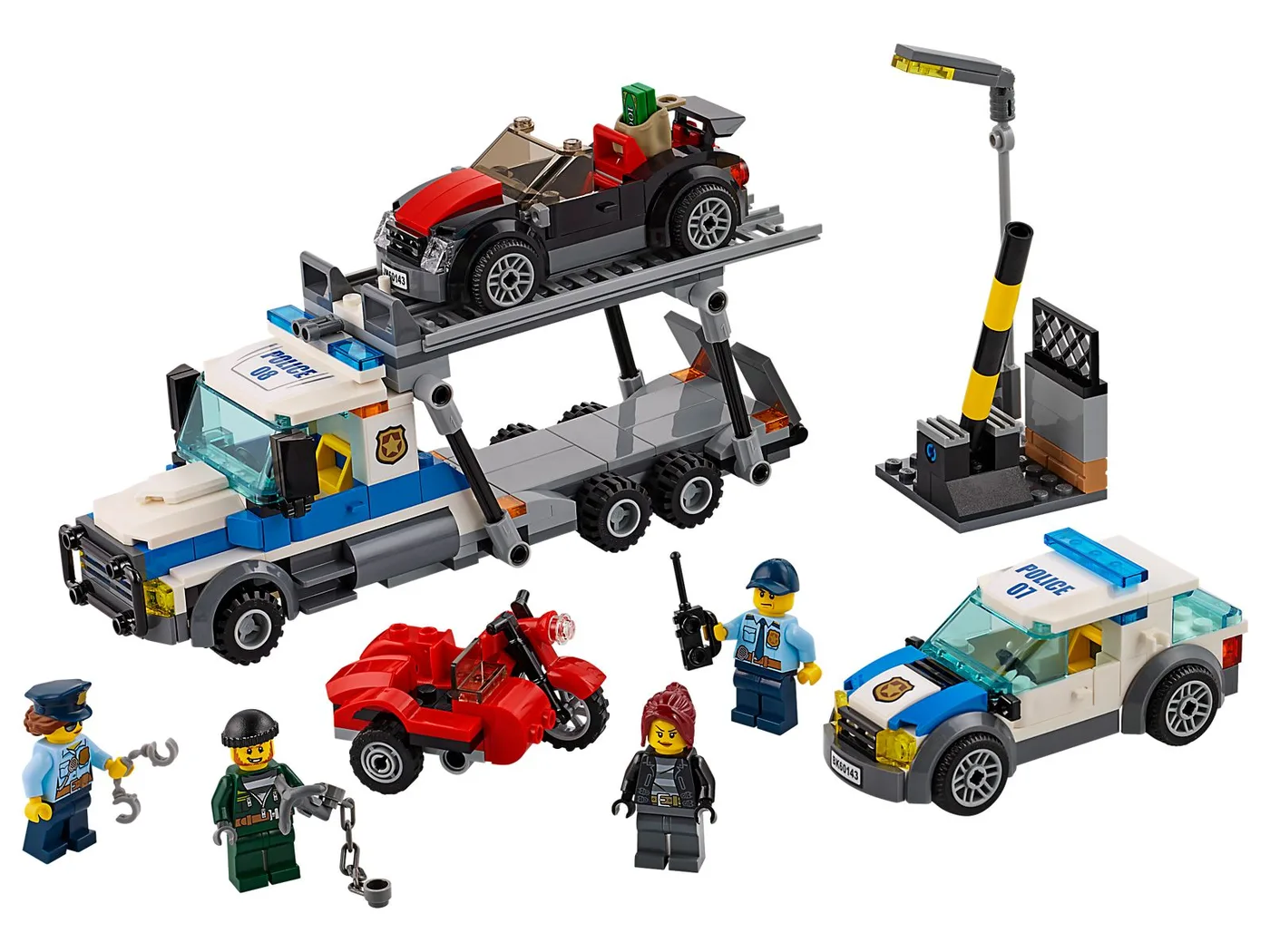 LEGO 60143 Hold-up du transport de voitures - prix | Brick Broker