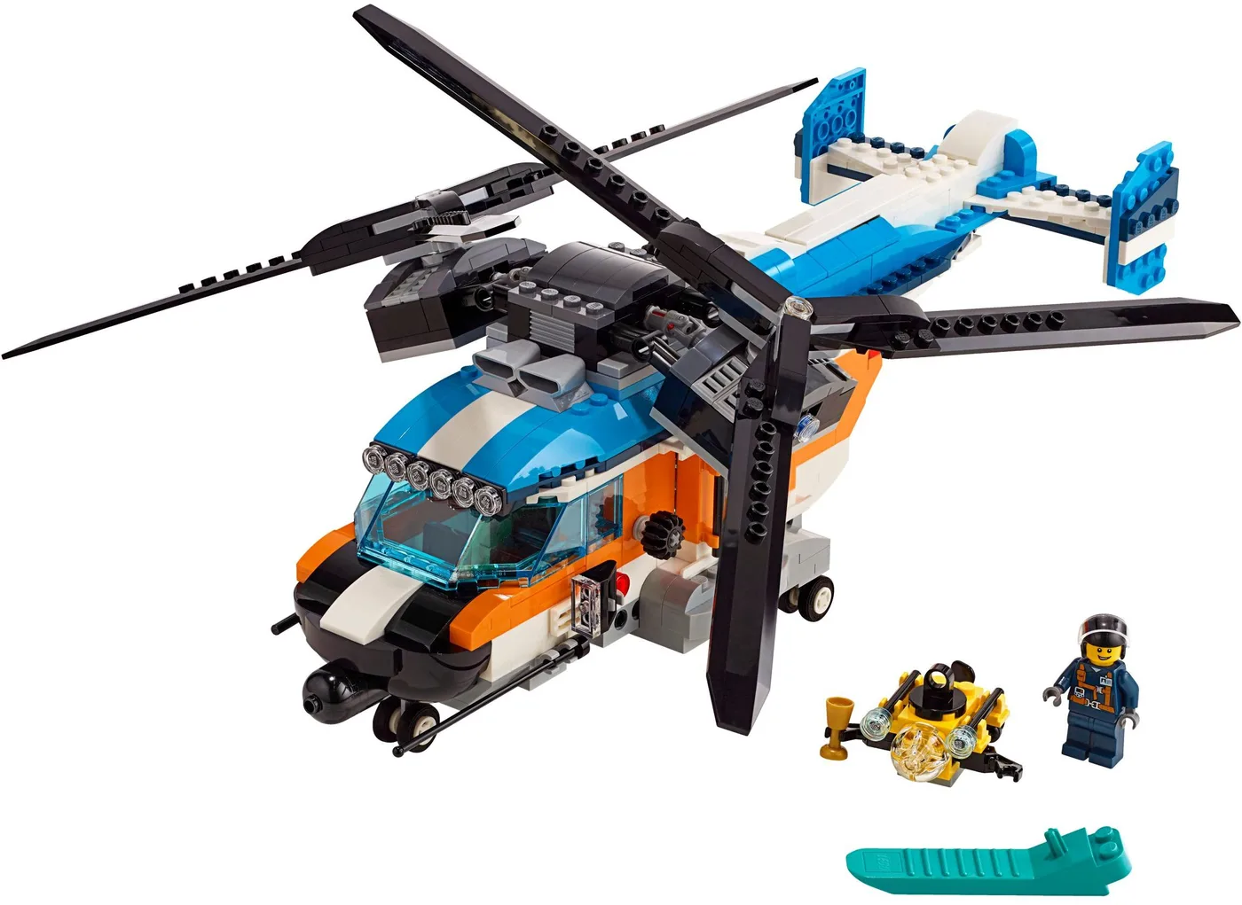 LEGO 31096 Hélicoptère à Double Rotor - prix | Brick Broker