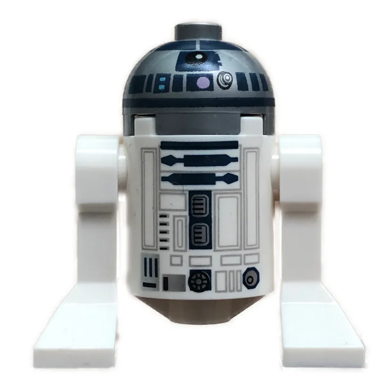 Astromech Droid, R2-D2, Flat Silver Dome, Dar… — minifigurine LEGO | Brick Broker