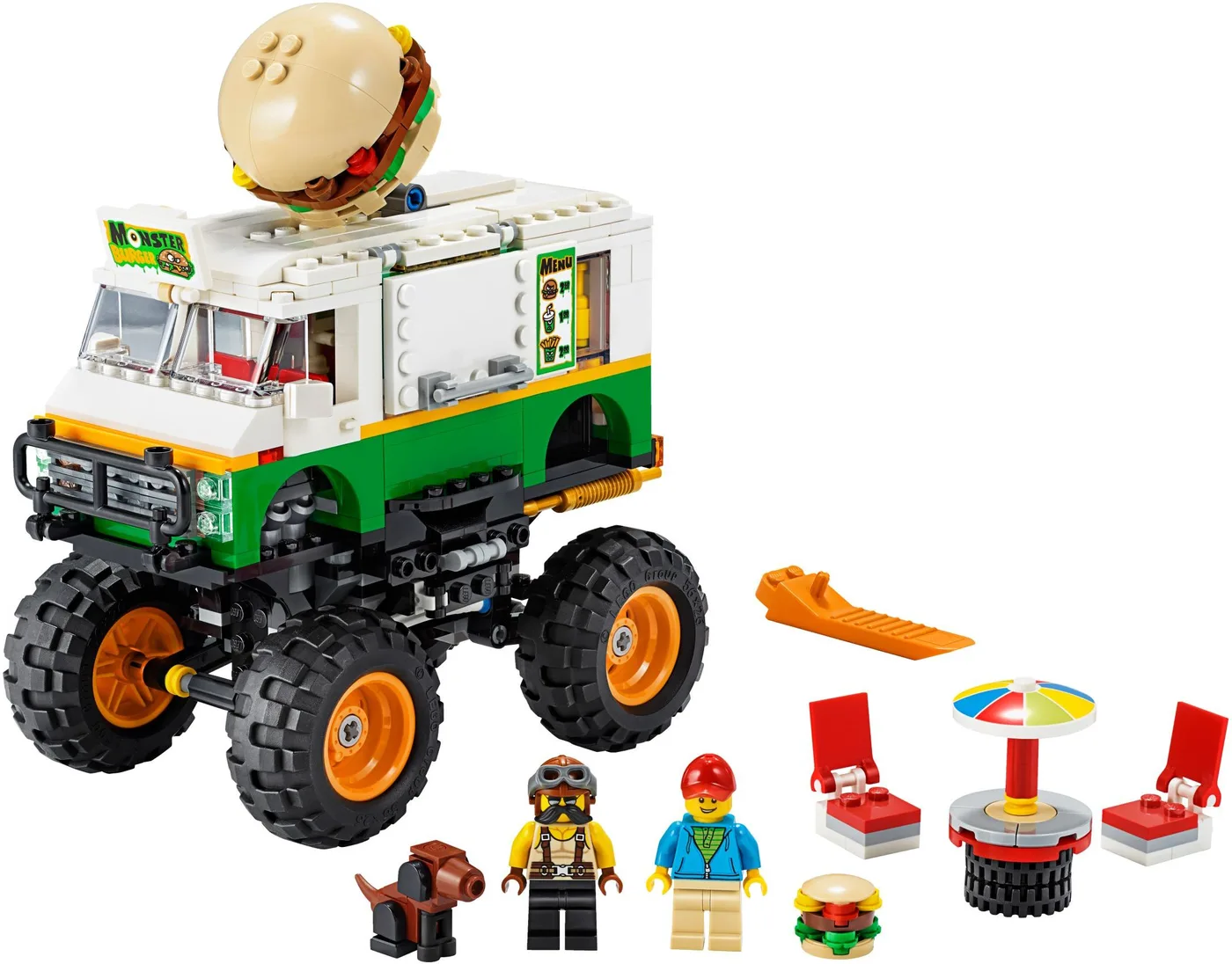 LEGO 31104 Camion Burger Monstre - prix et où acheter | Brick Broker