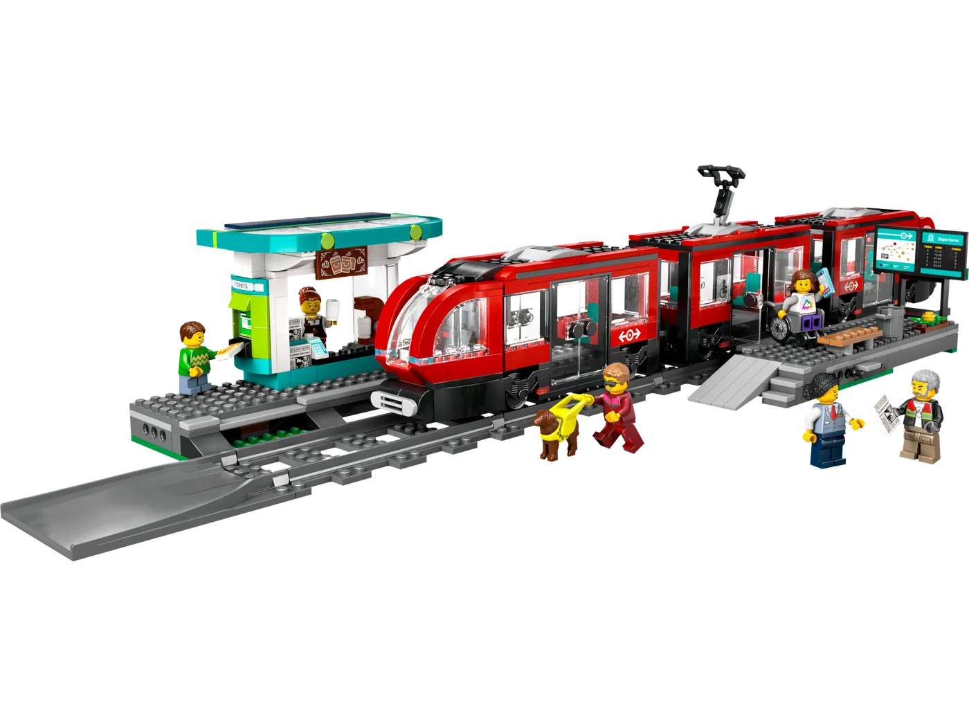 LEGO 60423 Tramway et gare du centre-ville - prix | Brick Broker