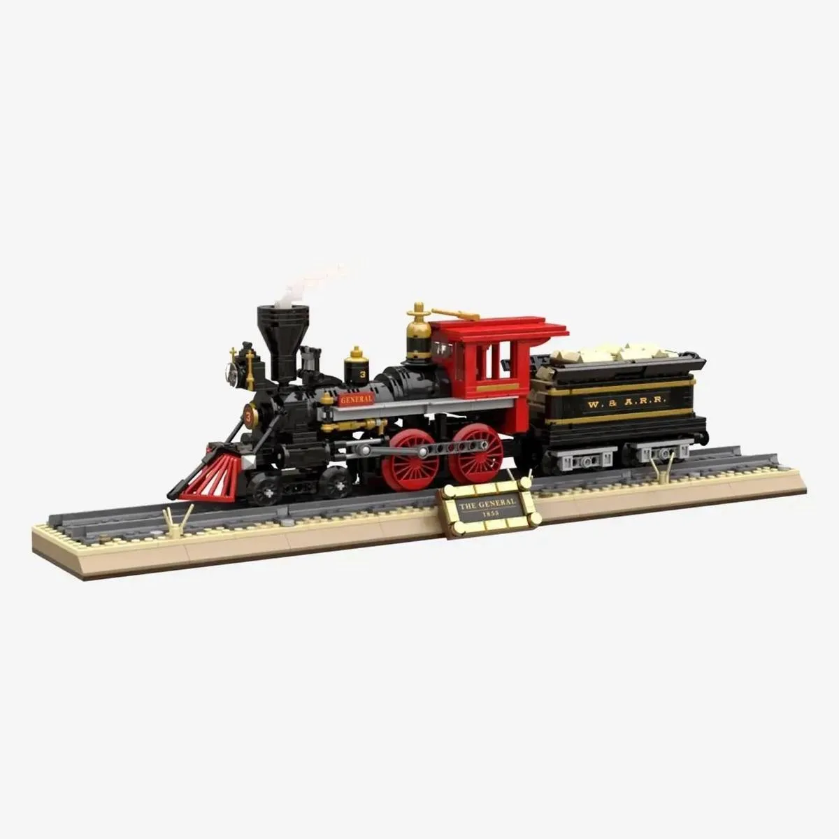 BlueBrixx Train de l'Ouest "The General" (BB-107674) - prix | Brick Broker