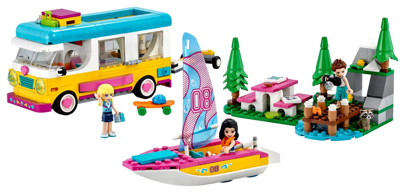 LEGO 41681 Camping-car Forestier et Voilier - prix | Brick Broker