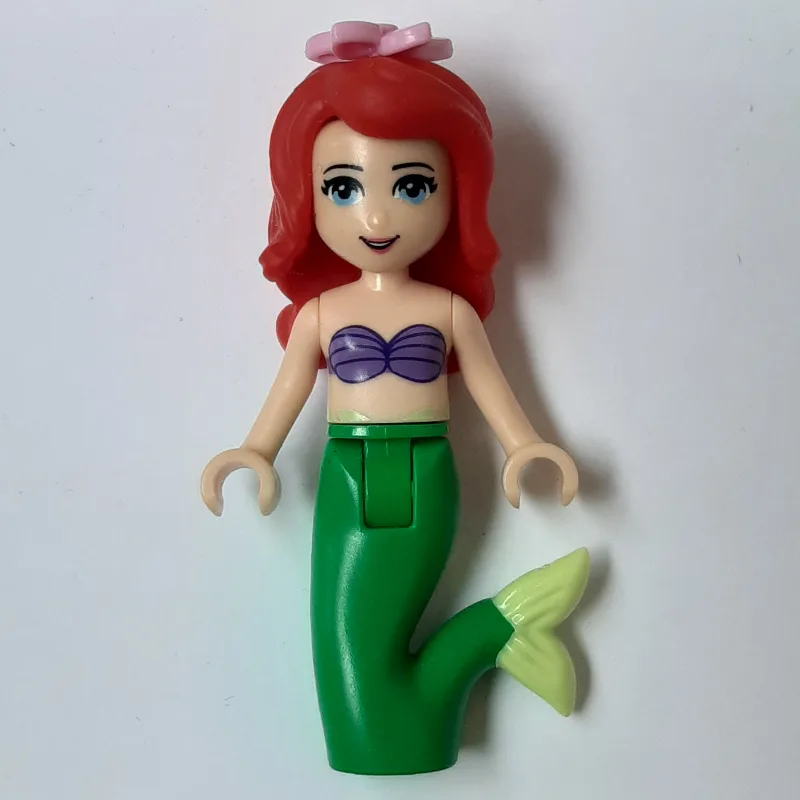Ariel - Mermaid Form, Bright Pink Flower — minifigurine LEGO | Brick Broker
