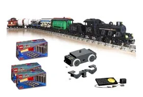 LEGO Grand coffret de train classique avec régulateur de vitesse (KTR04-1) - prix | Brick Broker