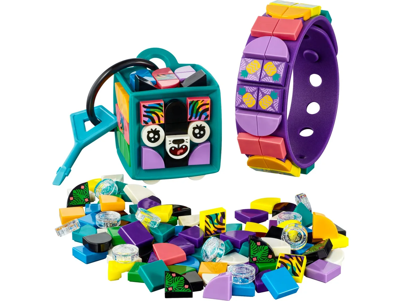 LEGO 41945 Bracelet tigre néon et étiquette de sac - prix | Brick Broker