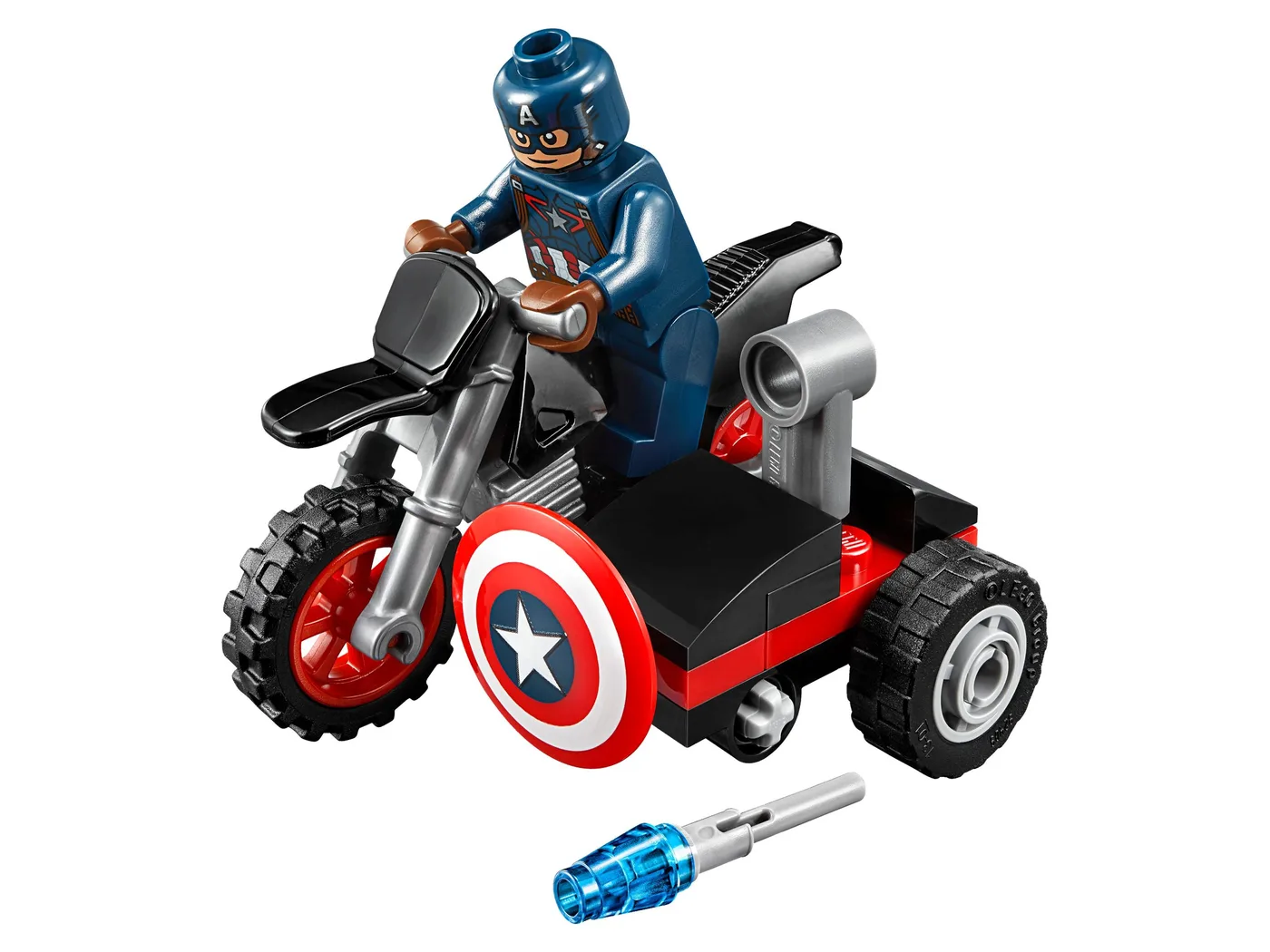 LEGO 30447 Motocyclette du Capitaine Amérique - prix | Brick Broker