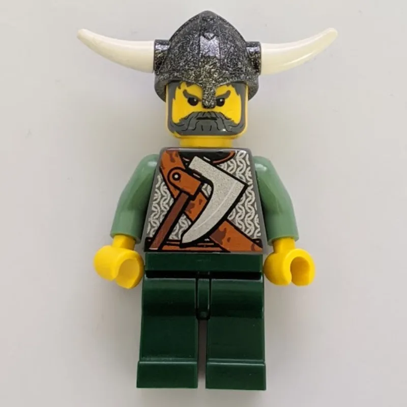 Viking Warrior - Armour, Battle Axe on Torso,… — minifigurine LEGO | Brick Broker