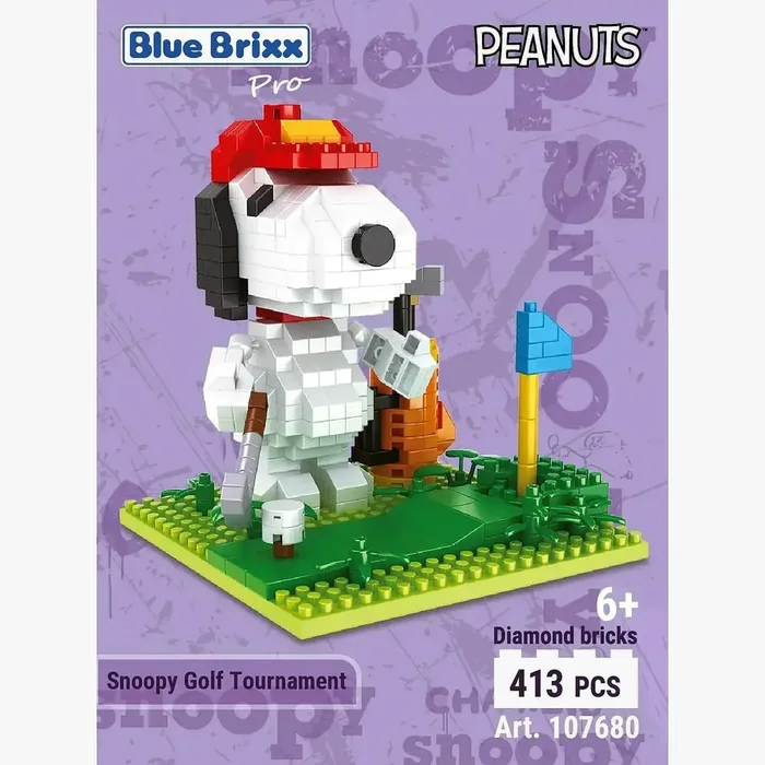 BlueBrixx Tournoi de golf de Snoopy Peanuts (BB-107680) - prix | Brick Broker