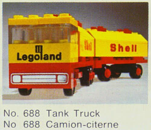 LEGO 688 Double citerne Shell - prix et où acheter | Brick Broker
