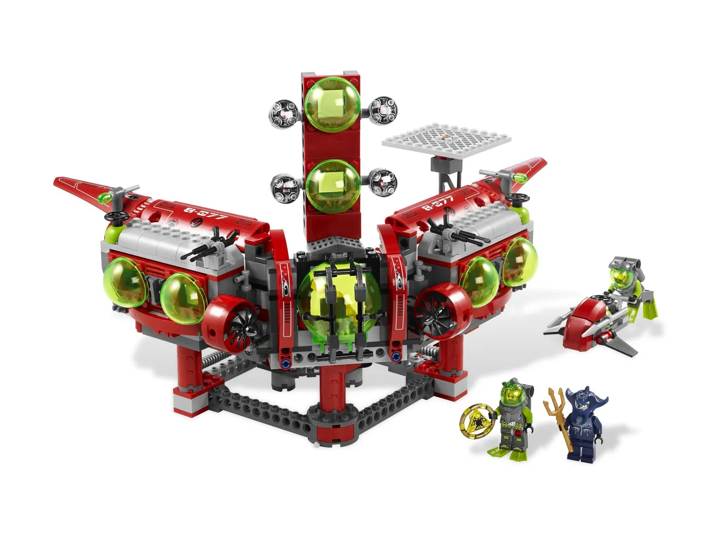 LEGO 8077 Siège social de l'exploration d'Atlantis - prix | Brick Broker