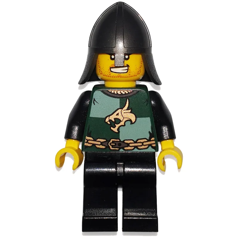 Dragon Knight, Dark Green, Pearl Dark Gray He… — minifigurine LEGO | Brick Broker