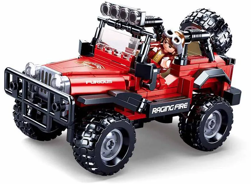 Sluban SUV tout-terrain rouge (SLB-M38-B0816) - prix | Brick Broker