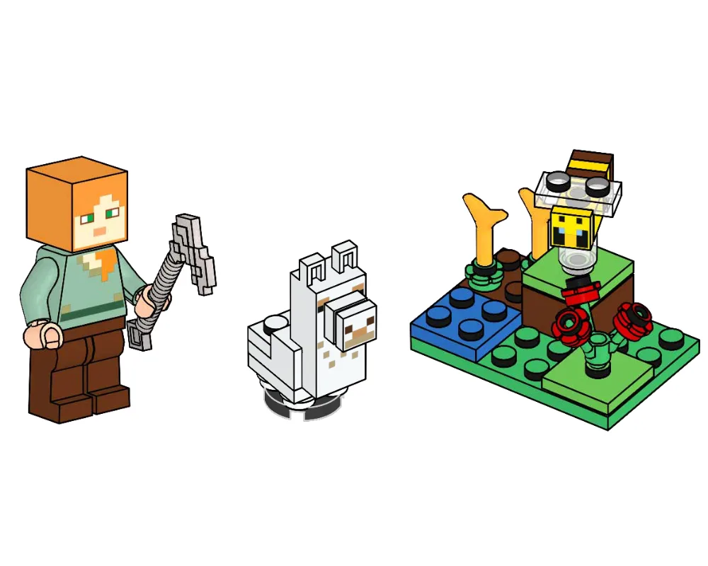 LEGO 662308 Alex, Bébé Lama et Abeille - prix | Brick Broker